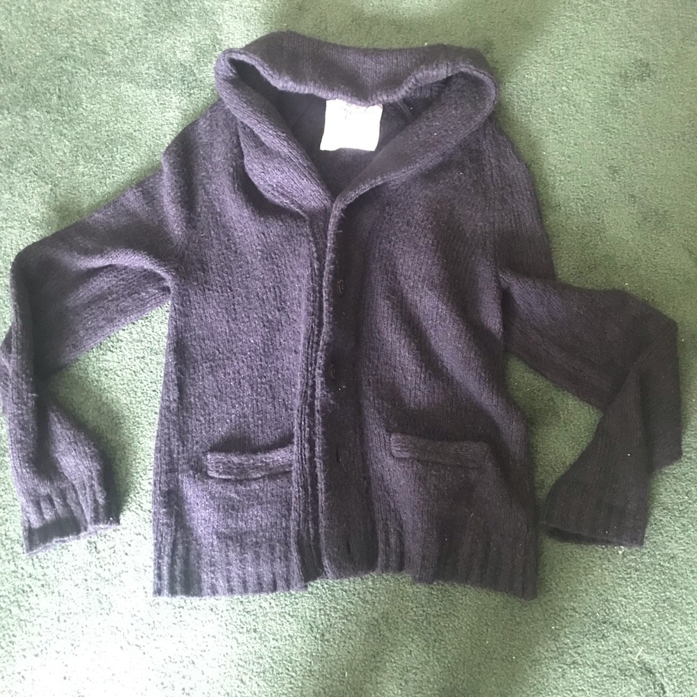 Men’s Dark Navy Cozy Shawl Cardigan